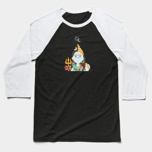 Hindu god shiva shakti-sun & moon balance Baseball T-Shirt